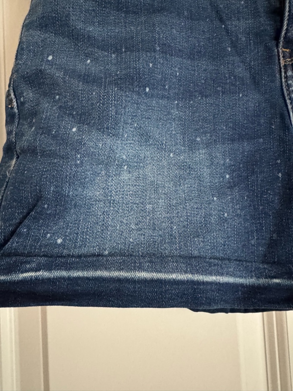 Judy Blue Small Dark Wash Sprinkled Acid Washed Denim Blue Jean Shorts JB150081 - Picture 3 of 6